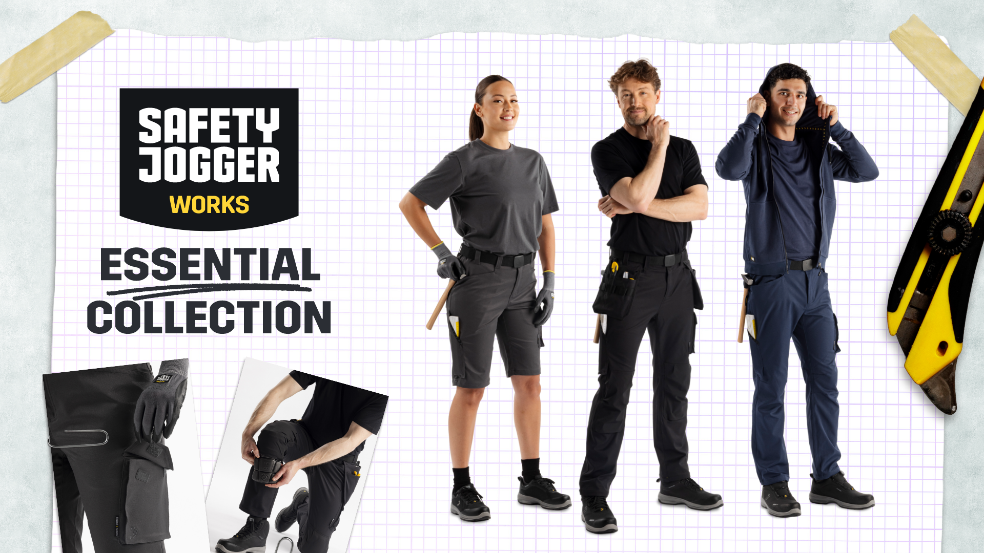 Safety Jogger Works expands ESSENTIAL workwear range with new trousers and shorts