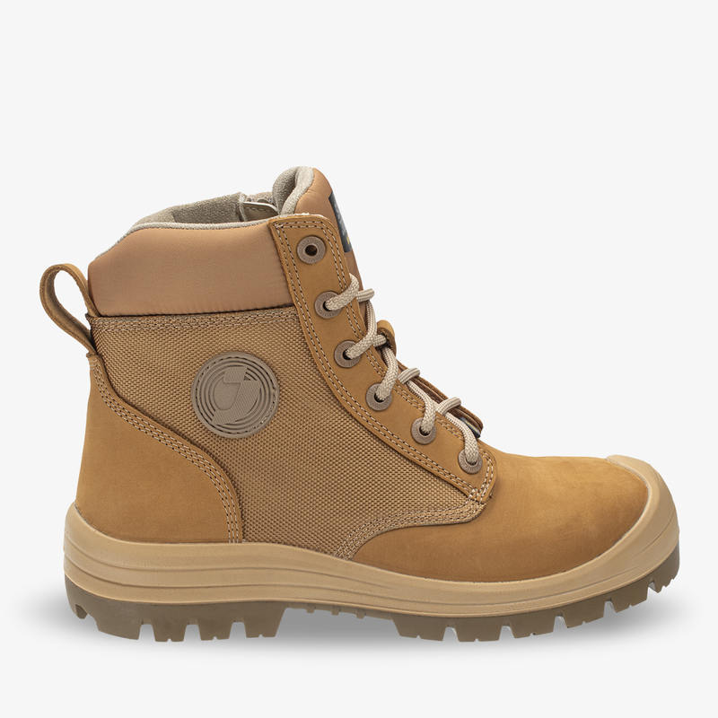 靴 rush Rush - Fashionable safety shoe with a zipper on the side | Safety