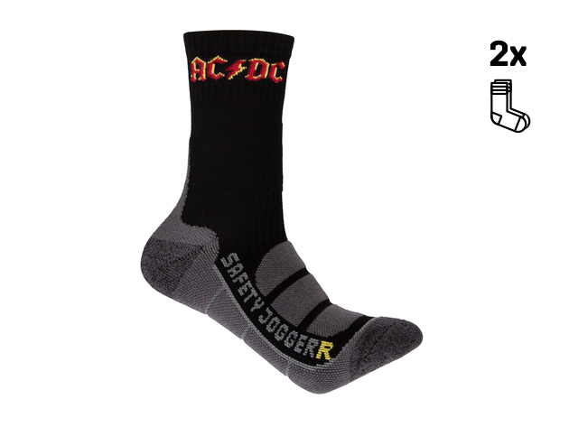 AC/DC Socks, front